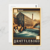 Brattleboro, Vermont | BRIEFKAART (Voorkant / Achterkant)