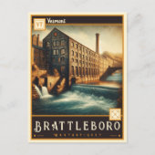 Brattleboro, Vermont |  BRIEFKAART (Voorkant)