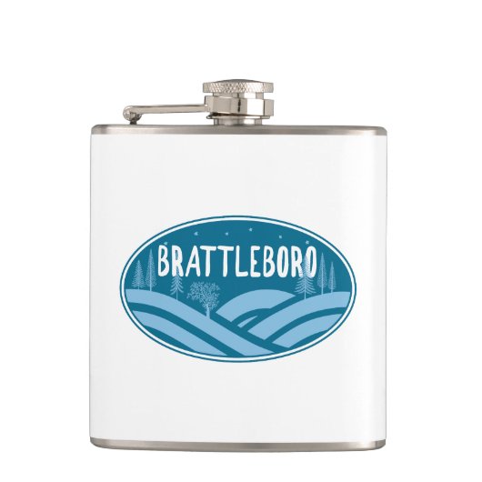 Brattleboro Vermont Buitenactiviteiten Heupfles (Voorkant)