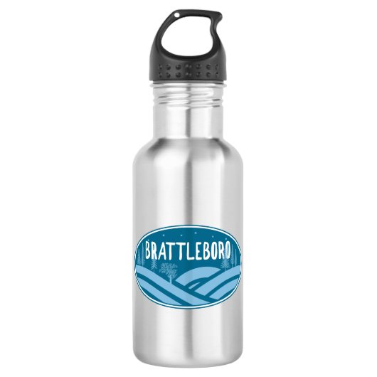 Brattleboro Vermont Buitenactiviteiten Waterfles (Voorkant)