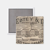 Brattleboro Vermont Magneet (Voorkant / Achterkant)