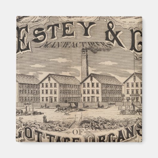 Brattleboro Vermont Magneet (Voorkant)