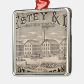 Brattleboro Vermont Metalen Ornament (Links)