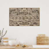 Brattleboro Vermont Poster (Keuken)