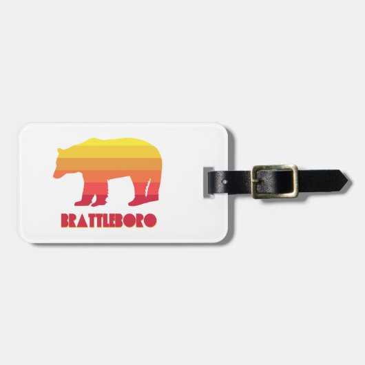 Brattleboro Vermont Rainbow-Beer Bagagelabel (Voorkant horizontaal)