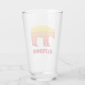 Brattleboro Vermont Rainbow-Beer Glas (Achterkant)