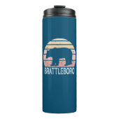 Brattleboro Vermont Retro Beer Thermosbeker (Voorkant)