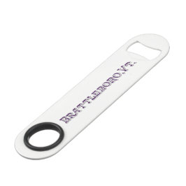Brattleboro, VT 1886 Logo Opener Speed Flessenopener