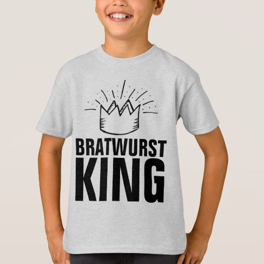 BRATWURST KING BOYS T-SHIRTS (Voorkant)