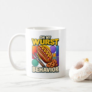 Bratwurst Op Mijn Wurst Gedrag Grill Meester Koffiemok