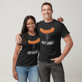 Bratwurst-worst op Duitse vorkworst T-shirt (Unisex)