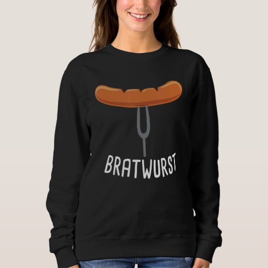 Bratwurst-worst op Duitse vorkworst Trui (Voorkant)