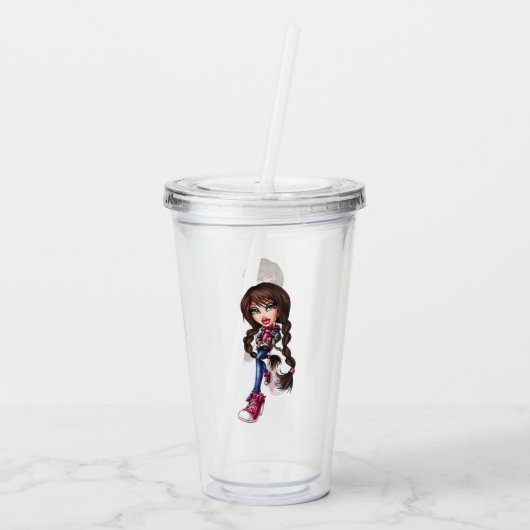 Bratz Acrylic Tumbler Acryl Drinkbeker (Achterkant)