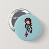 Bratz Button (Voorkant /achterkant)