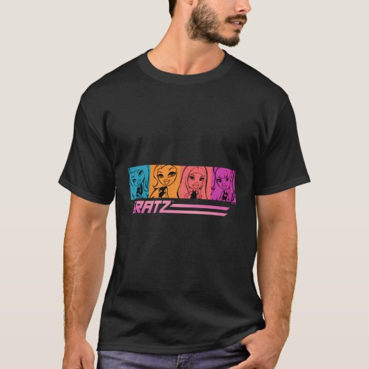Bratz Group Shot Box Up Line T-shirt (Voorkant)