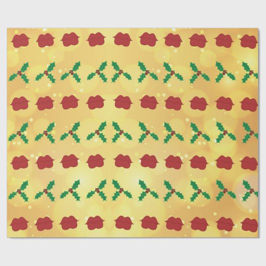 Bratz Lips & Mistletoe Cadeaupapier (Vlak)