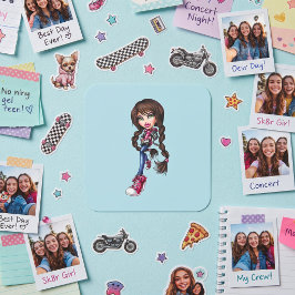 Bratz Vierkante Sticker