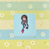 Bratz Vierkante Sticker