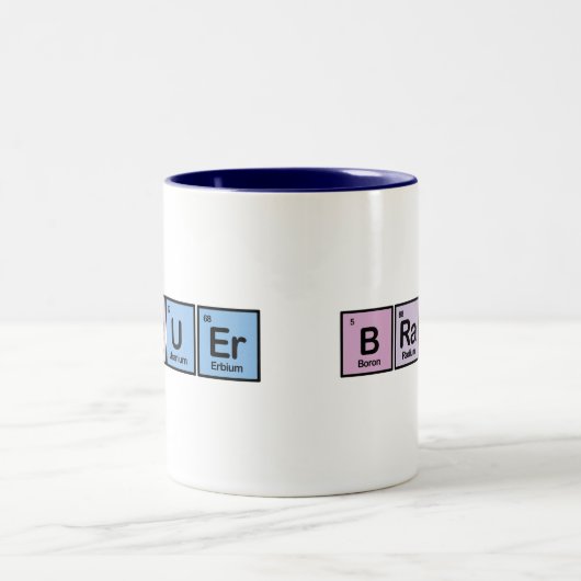 Brauer gemaakt van elementen tweekleurige koffiemok (Center)