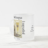 Brauerei Baumberger Langenthal Matglas Koffiemok (Voorkant links)