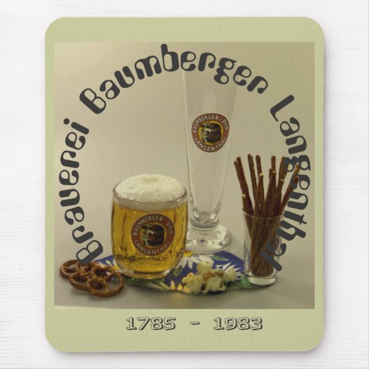 Brauerei Baumberger Langenthal Mauspad Muismat (Voorkant)