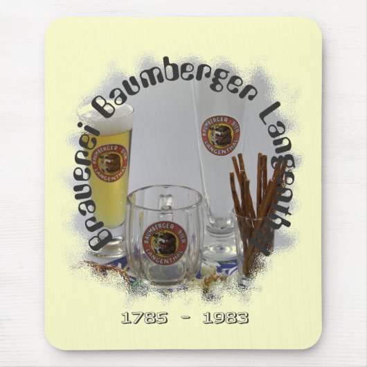 Brauerei Baumberger Langenthal Mauspad Muismat (Voorkant)