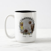 Brauerei Baumberger Langenthal Tweekleurige Koffiemok (Links)