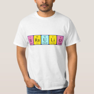 Braulio periodiek systeem naam shirt