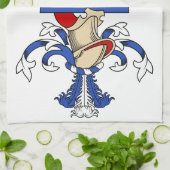 Braun Family Crests Theedoek (Gevouwen)