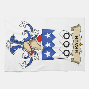 Braun Family Crests Theedoek