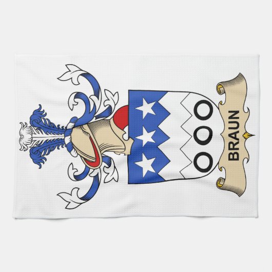 Braun Family Crests Theedoek (Horizontaal)