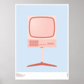 Braun FS 80 televisieset - Dieter Rams Poster (Voorkant)