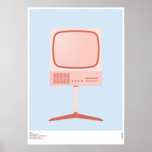 Braun FS 80 televisieset - Dieter Rams Poster