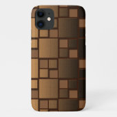 Braun gemustert Case-Mate iPhone case (Achterkant)