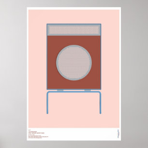 Braun L2-luidspreker - Dieter Rams Poster