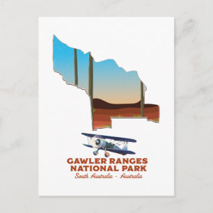 Brauneck Bavaria, Duitsland Ski poster Briefkaart