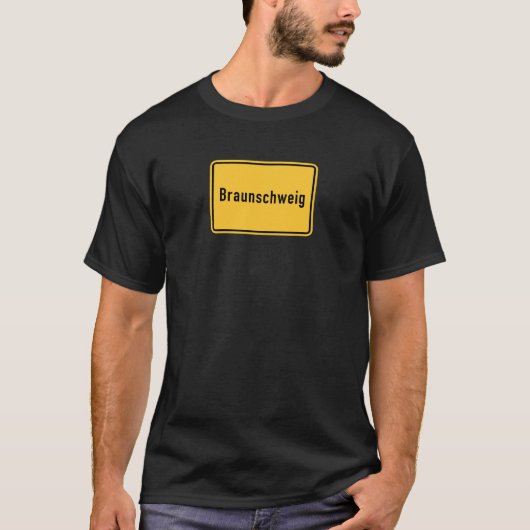 Braunschweig, Duitsland wegwijzer T-shirt (Voorkant)