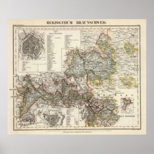 Braunschweig en Wolfenbutte Duitsland Poster
