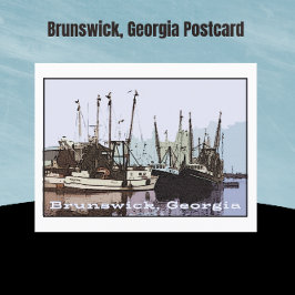 Braunschweig, Georgia kustgarnalenboten Briefkaart