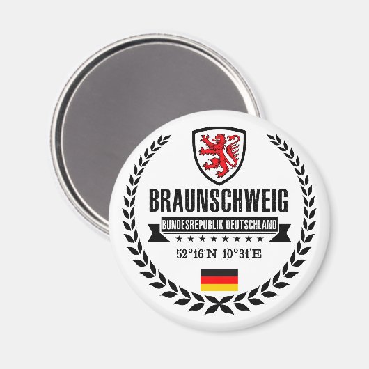 Braunschweig Magneet (Voorkant / Achterkant)