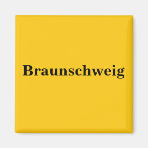 Braunschweig Schild Goud Gleb Magneet