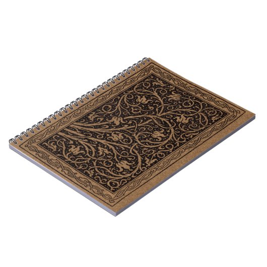 brauwen, bruin en zwart notitieboek (Linkerzijde)