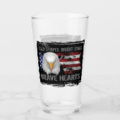 Brave American Hearts Glas (Achterkant)