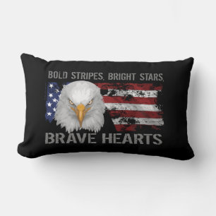 Brave American Hearts Kussen