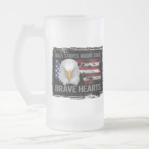 Brave American Hearts Matglas Bierpul