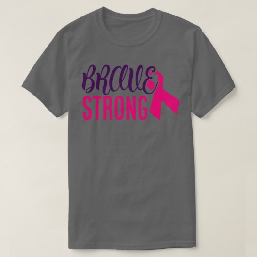 Brave amp Strong T-shirt (Design voorkant)