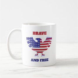Brave And Free Koffiemok