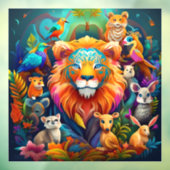 Brave Animal Kingdom Raamsticker (Vel 3)