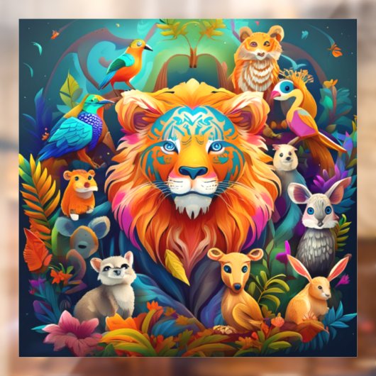 Brave Animal Kingdom Raamsticker (Vel 2)