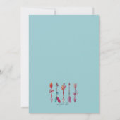 Brave Arrow-uitnodiging Kaart (Achterkant)